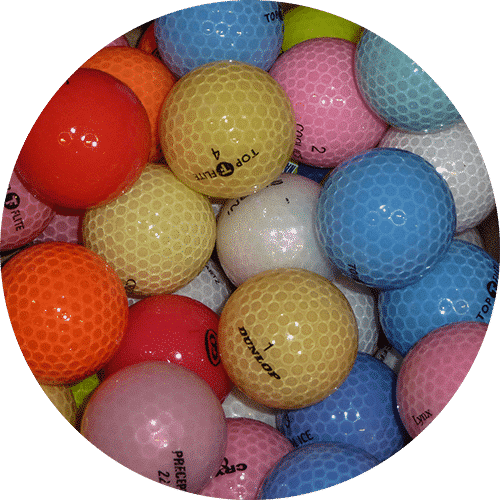 Crystal Coloured Golf Balls – Second Hand Golf Balls 4 You