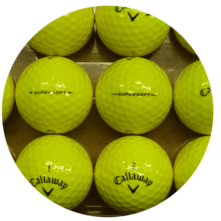 Used Callaway Super Soft Yellow Golf Balls From Golf Balls 4 You