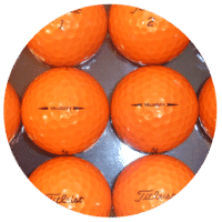 Orange Titleist Velocity